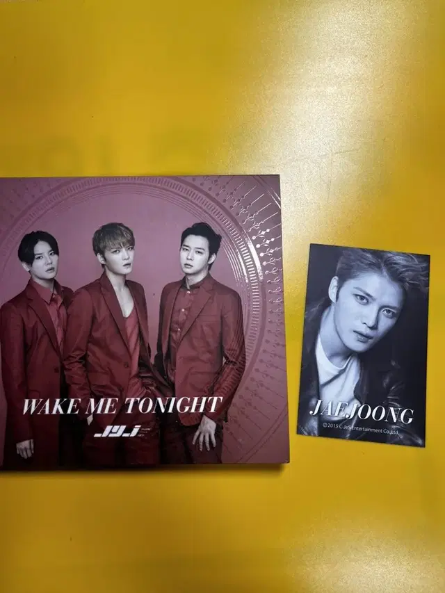 JYJ 일본 앨범 wake me tonight 재중 카드 포함