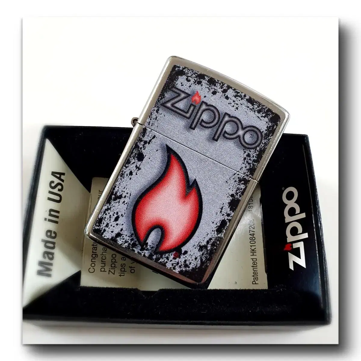 49576 ZIPPO FLAME DESIGN 정품 미개봉 새 지포라이터