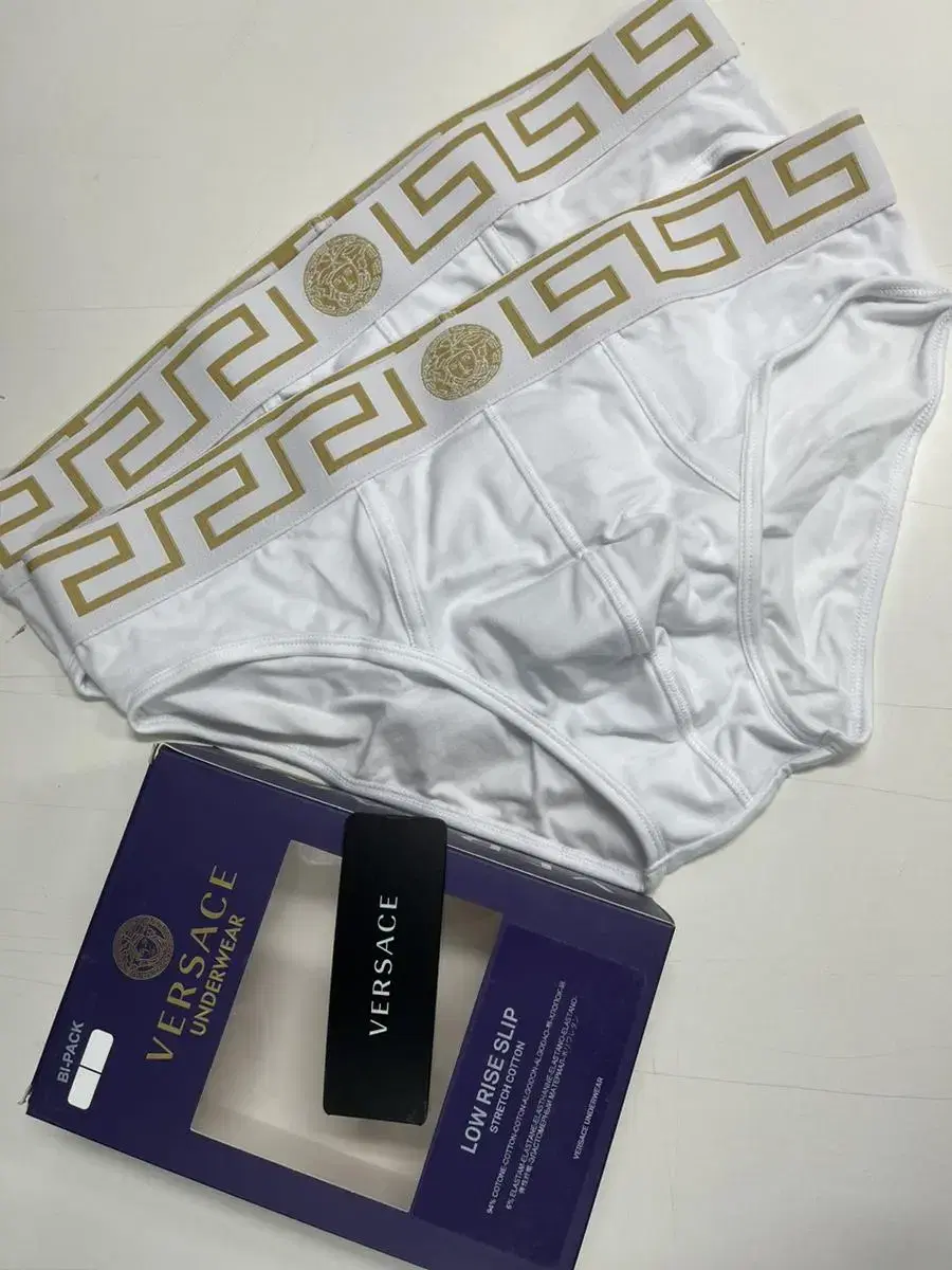 1 set of 2 Versace underwear (size 6=36 inches) (brand new)