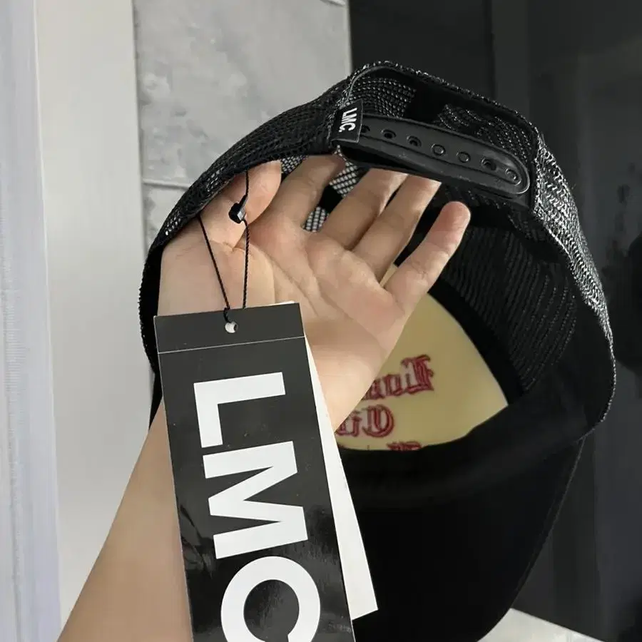 LMC F all mesh cap black