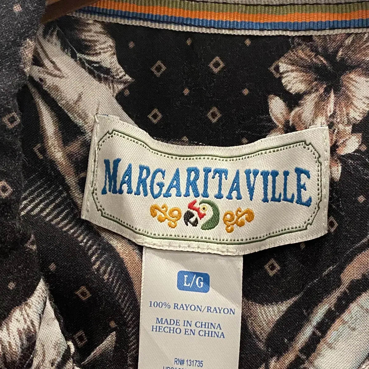 Margaritaville 빈티지 하와이안 셔츠