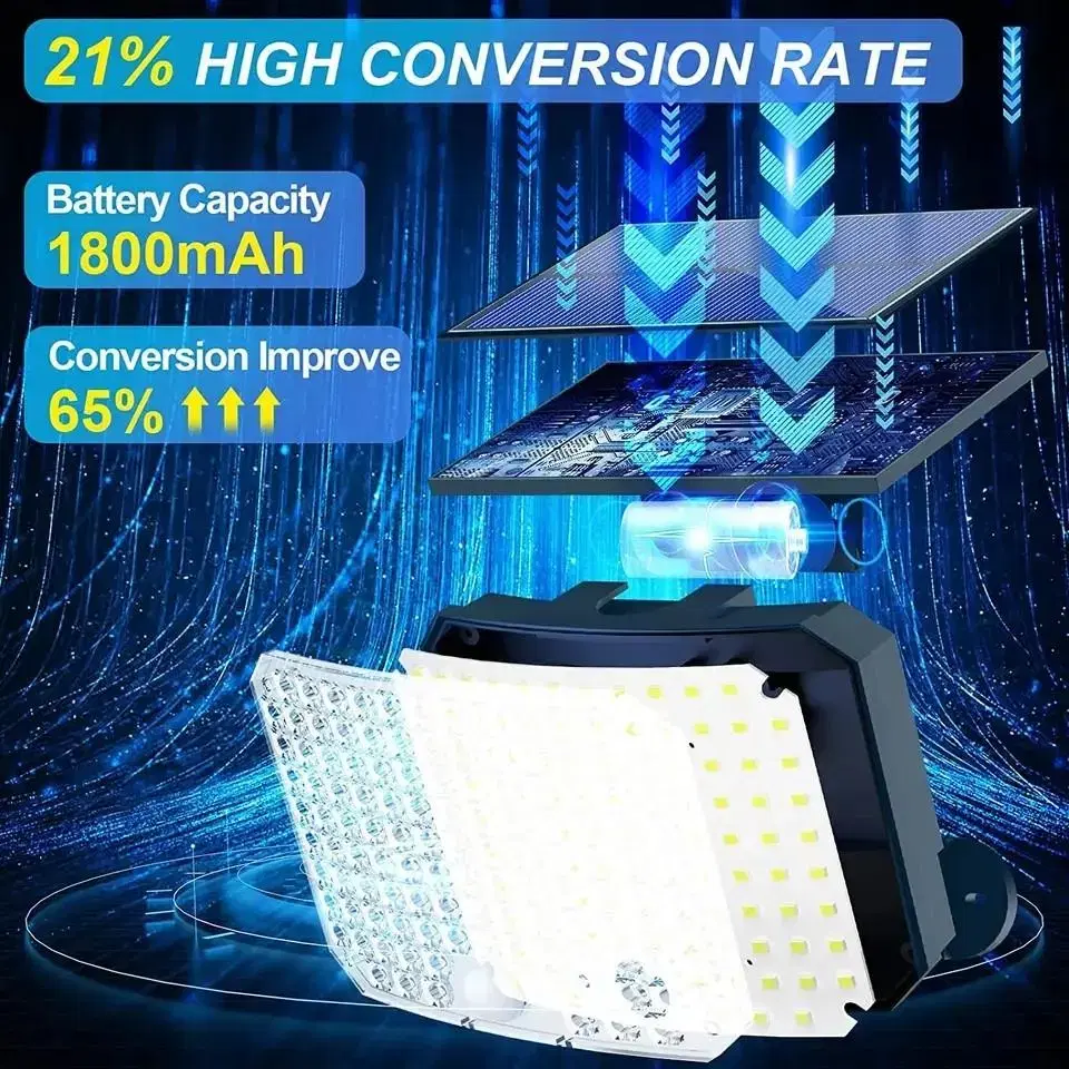 원격조정 태양광 조명 3모드 차고 정원 테라스 입구