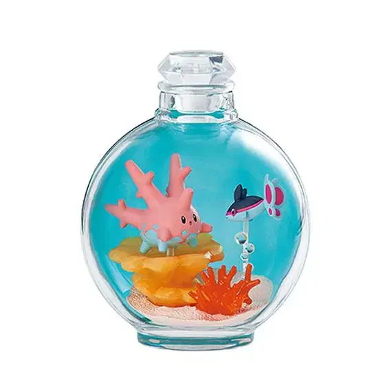 Pokemon Rement Aquabottle Figures (Ko Coral & Fluorescent Fish)