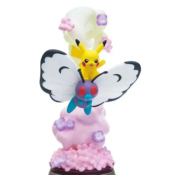 Pokemon Remnants Swinging Vignette 1 Figures (Butterfly & Pikachu)