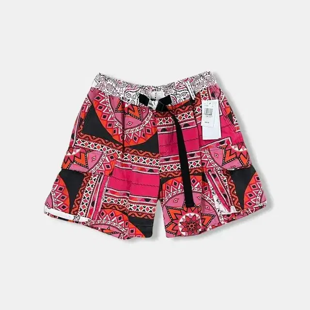 (2) 22SS 사카이 GEOMETRIC PRINT BERMUDA 쇼츠