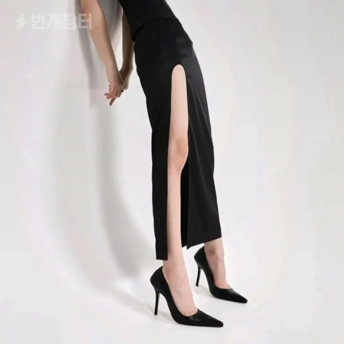 시오서울 sioseoul slit skirt