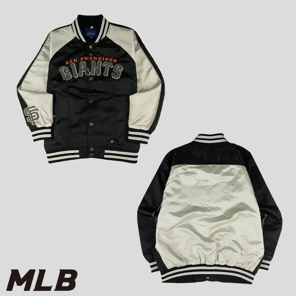 MLB L.L.B. Black Gray Glitterline San Francisco Giants Old School Vahn