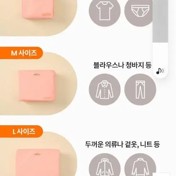 백스인백(BAGS IN BAG)여행정리백3종세트/여행파우치(미개봉)