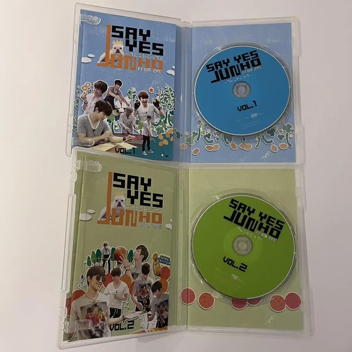 [2개일괄] 이준호 일본 예능 DVD 세이예스프렌드십 준호 say yes