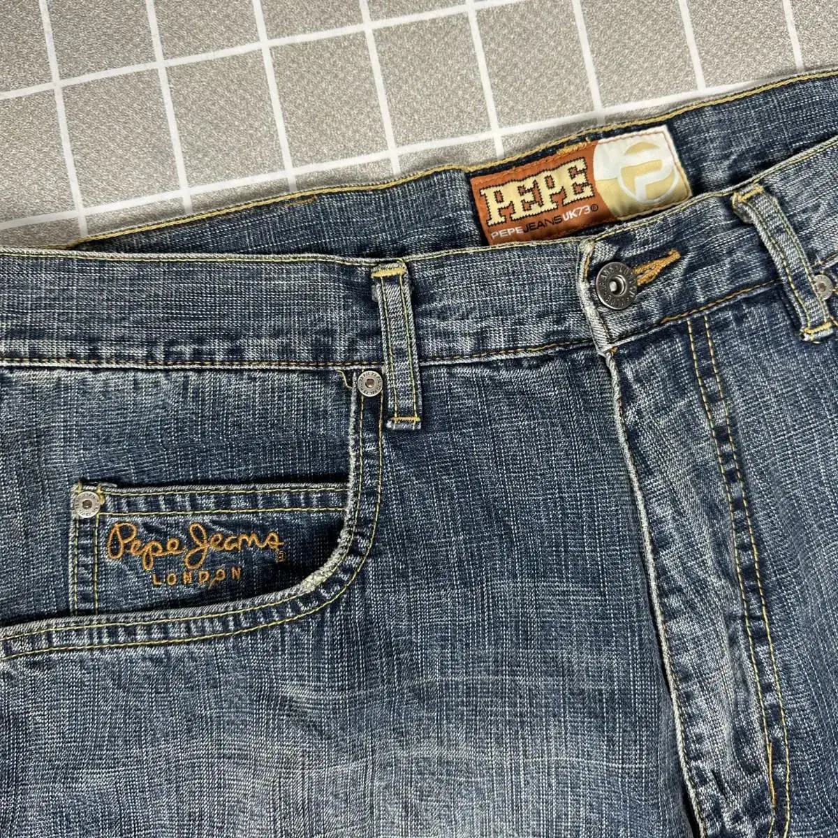 Pepe jeans 페페진스 디테일 데님 팬츠 34