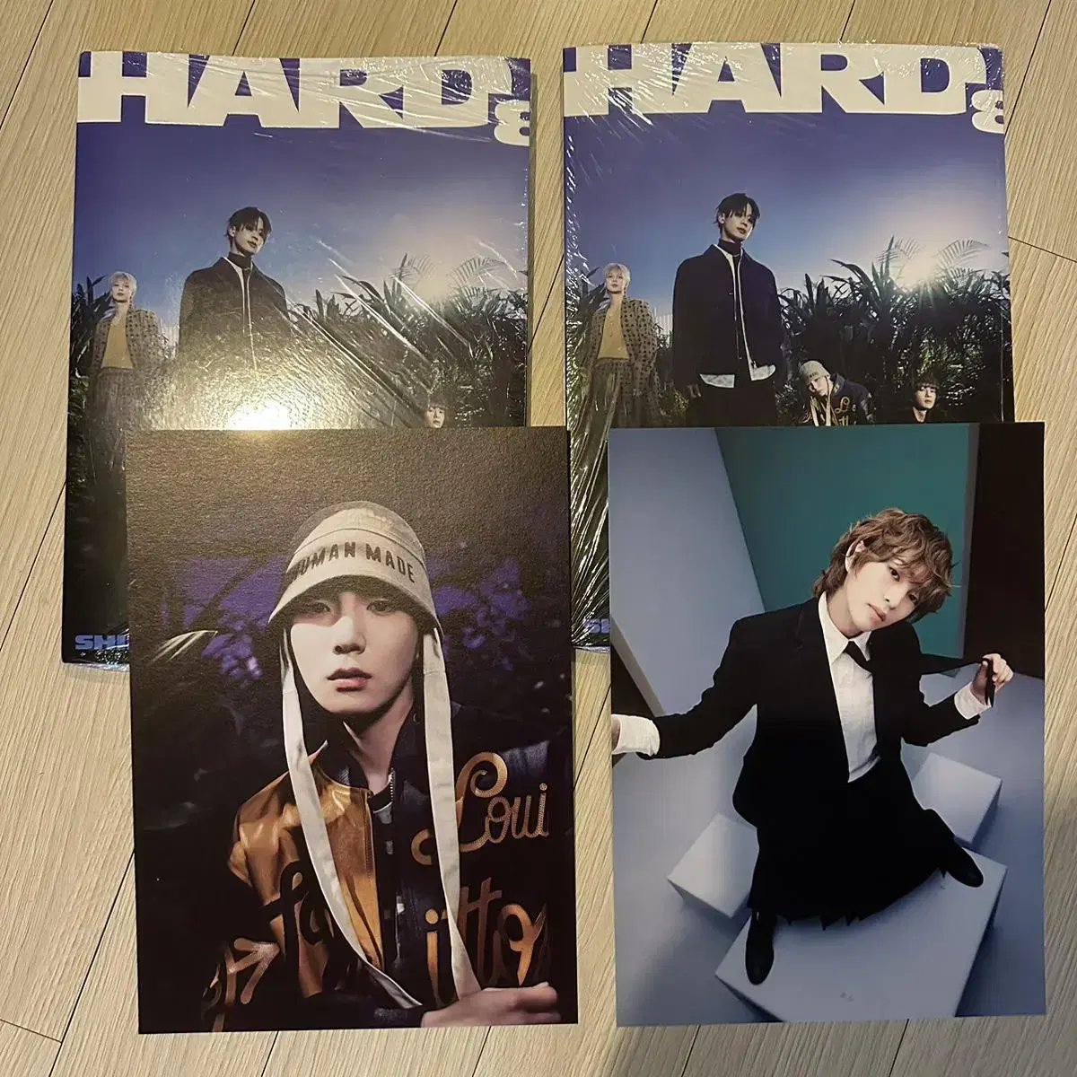 Shinee hard half unsealed photobook + bromide (poster)