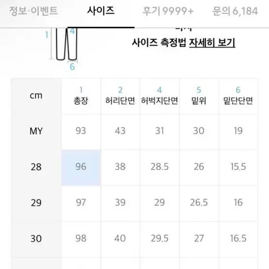 모드나인 펑크타운 30사이즈