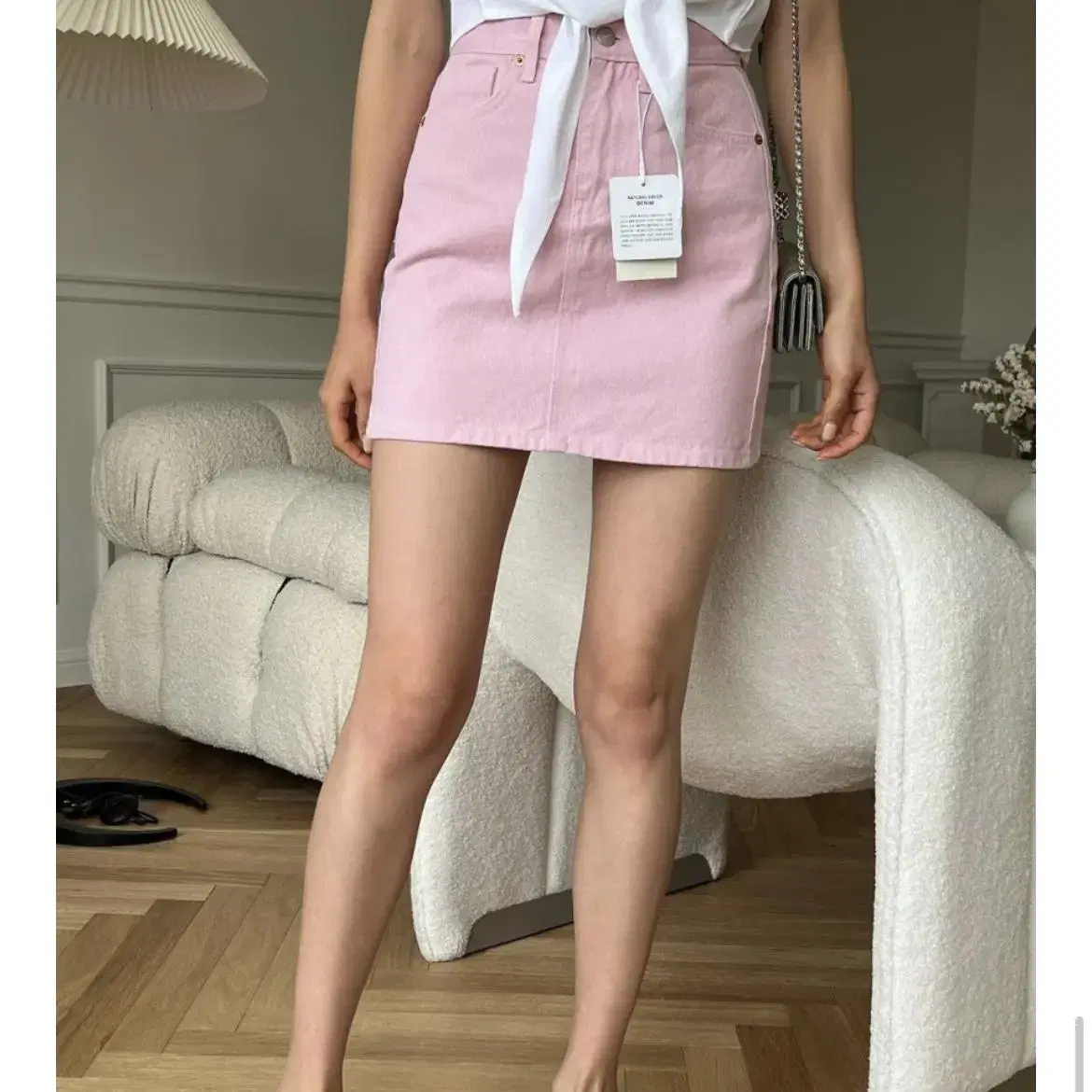 Le Fancy Unisex Pink Skirt