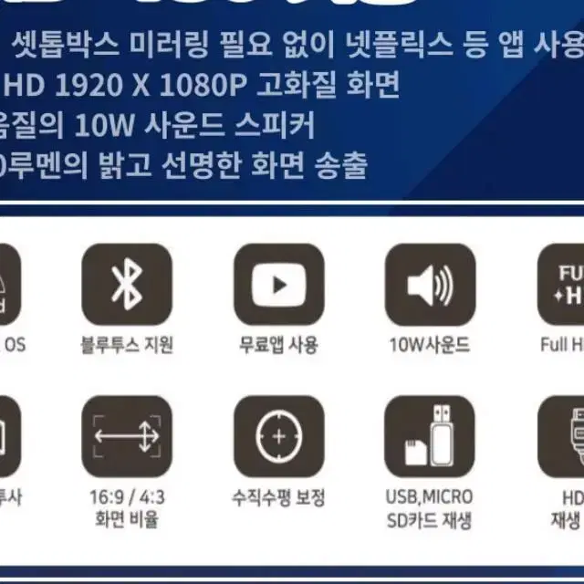 빔프로젝터 거치대 스크린 팝니다