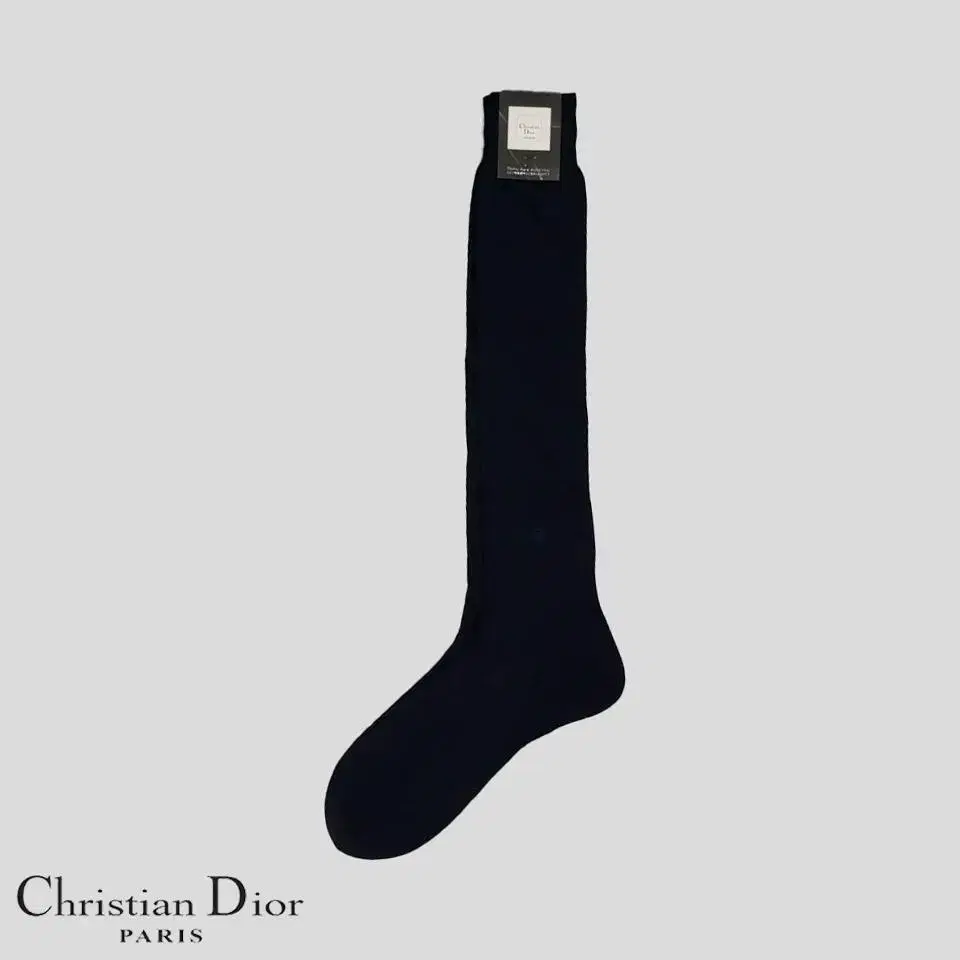 Christian Dior Deep Navy Socks Formal Socks New 230