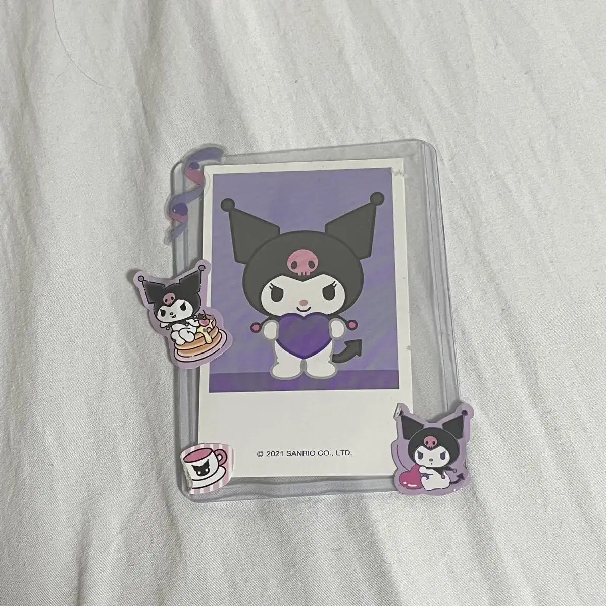 San Rio Genuine Kuromi photocard + photocard Holder