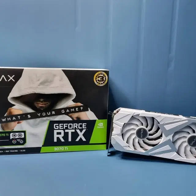 갤럭시 RTX3070 TI 8GB EX 화이트 풀박스 판매