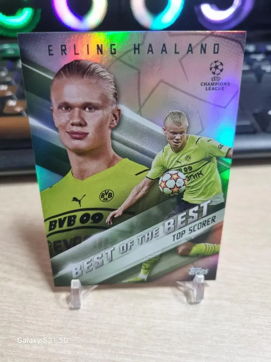 22Tops Dortmund Erling Haaland Insert Football Card