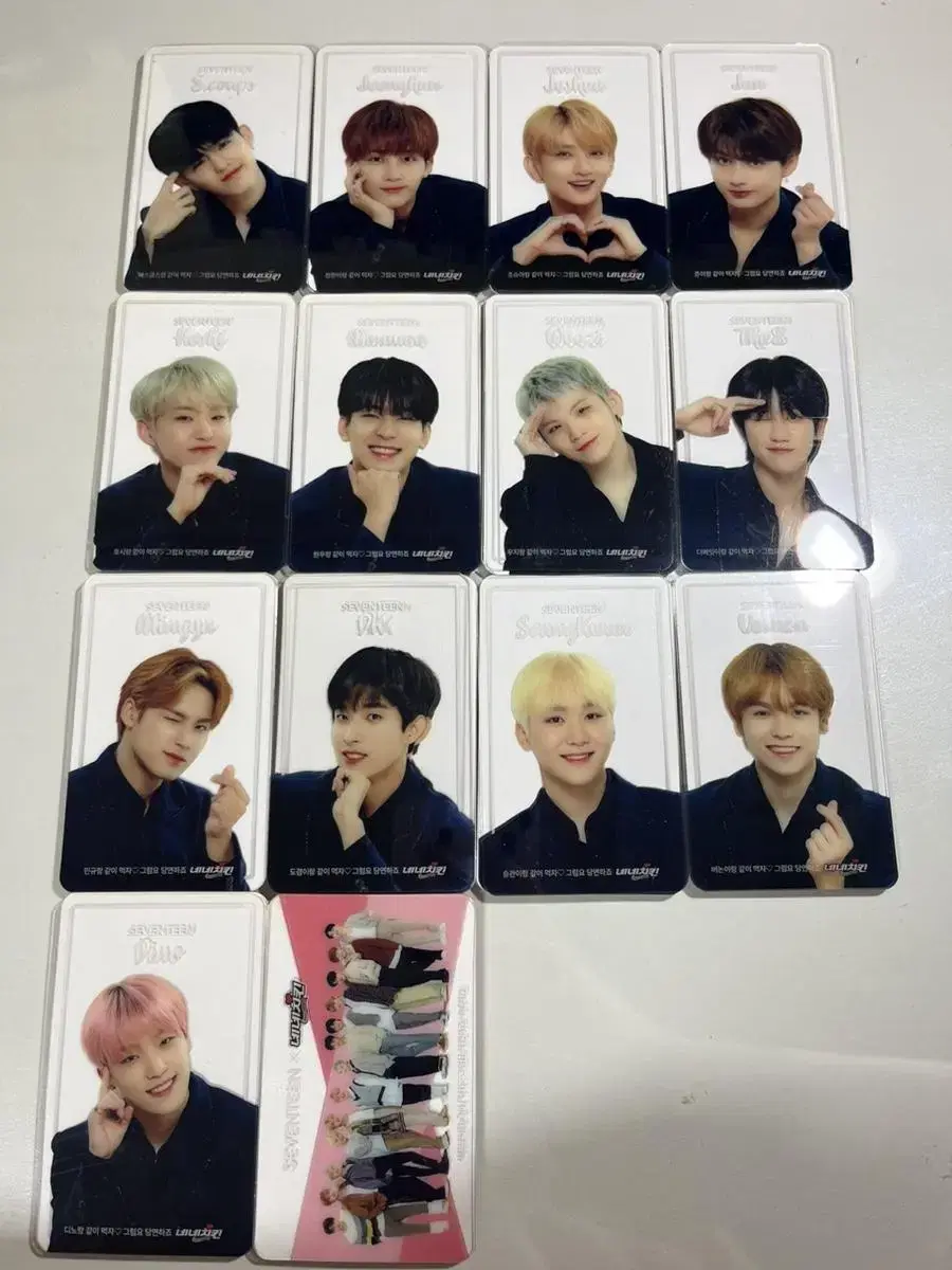 Seventeen Nenechikin Transparent Photo Card