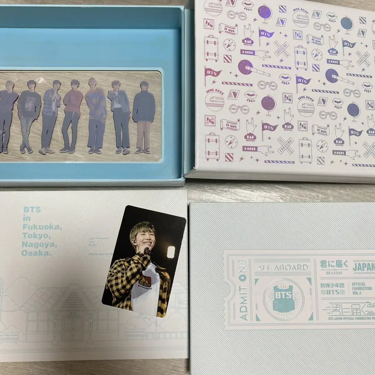 방탄 bts 키미니토도쿠 일본 머스터3기 dvd 양도 희귀