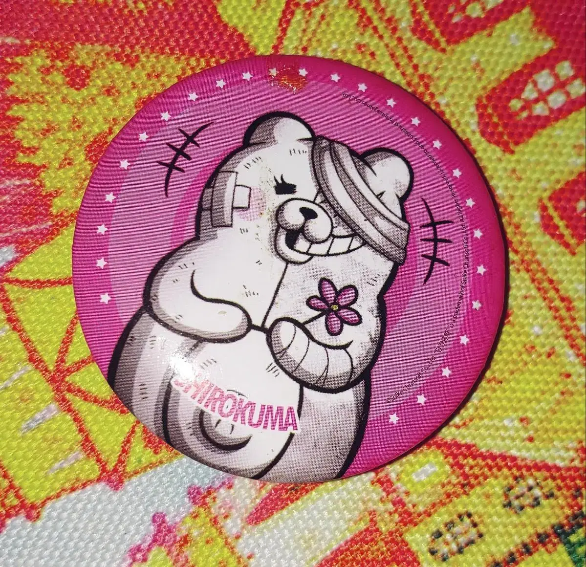 Danganronpa Dangan Shirokuma Baekkuma Monokuma Can Badge Merchandise