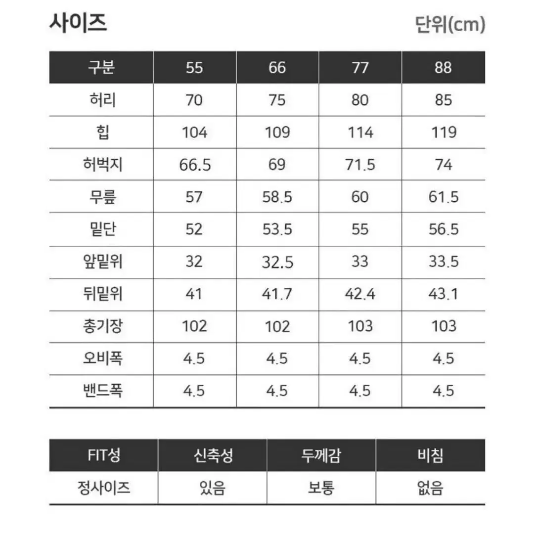 죠르쥬레쉬 와이드팬츠2종 66새옷