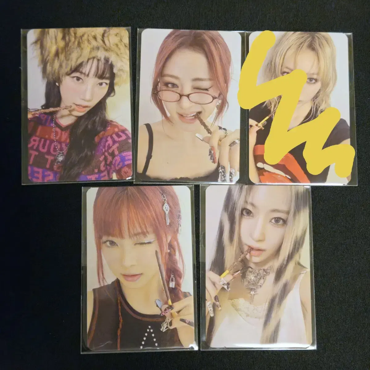 LESSERAFIM CRAZY yes24 팬싸 미공포 photocard