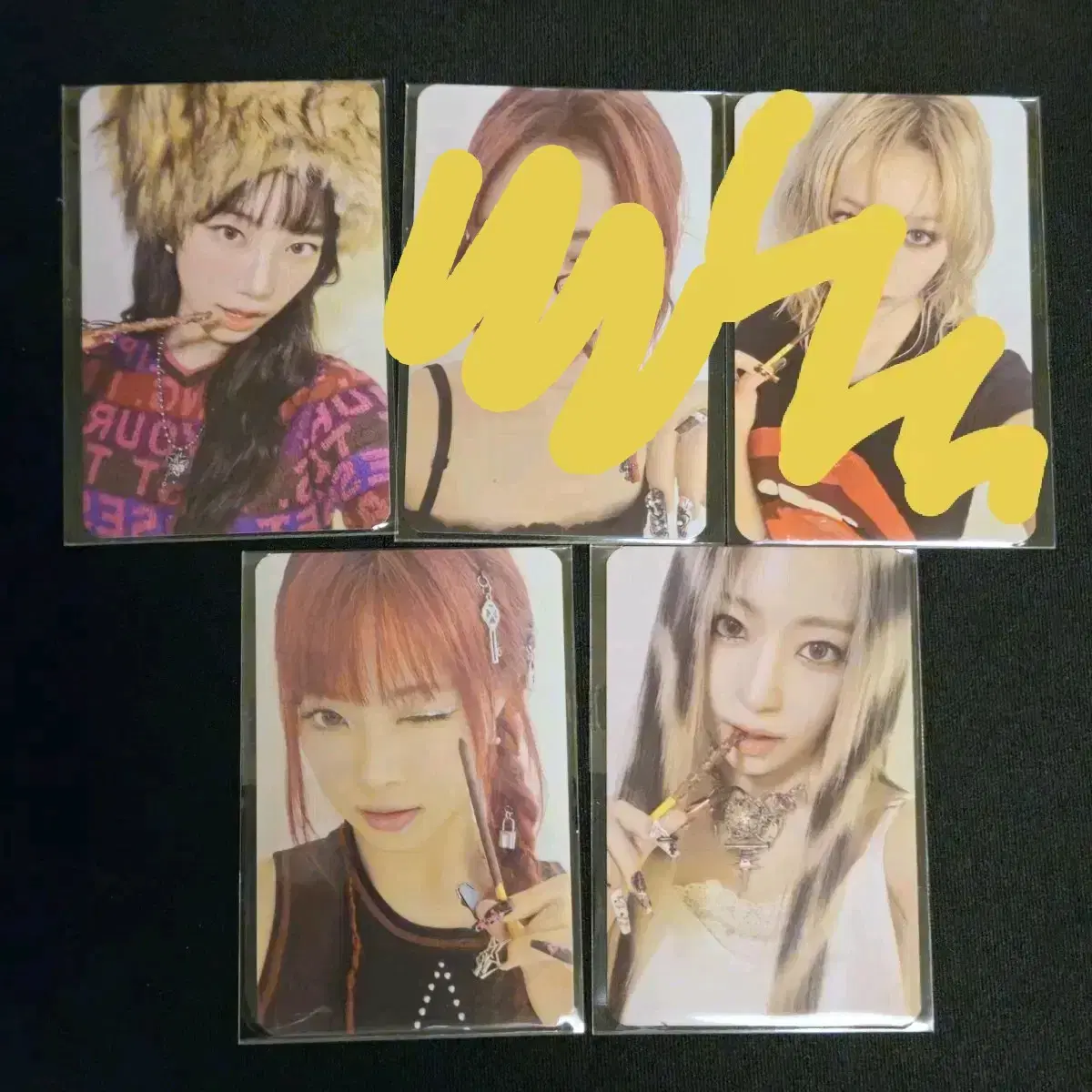 LESSERAFIM CRAZY yes24 팬싸 미공포 photocard