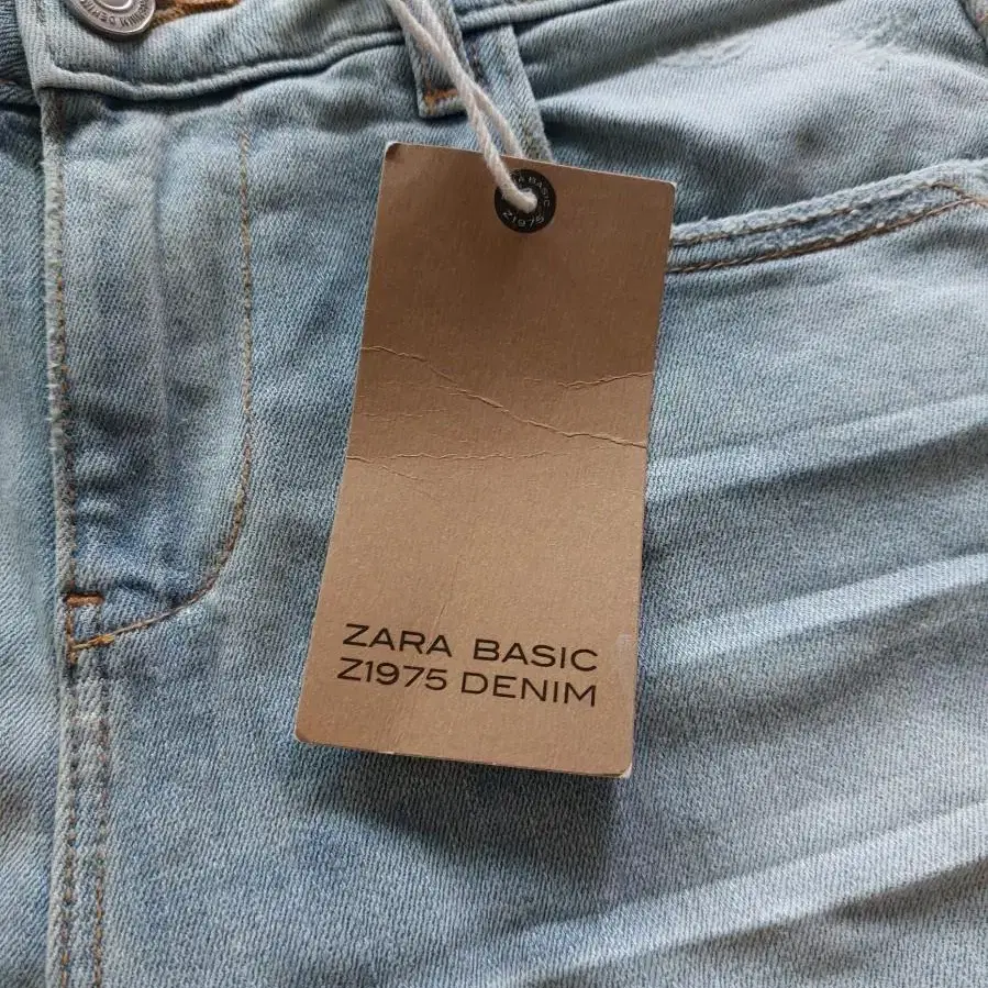 [새상품] ZARA 자라 찢청바지 36