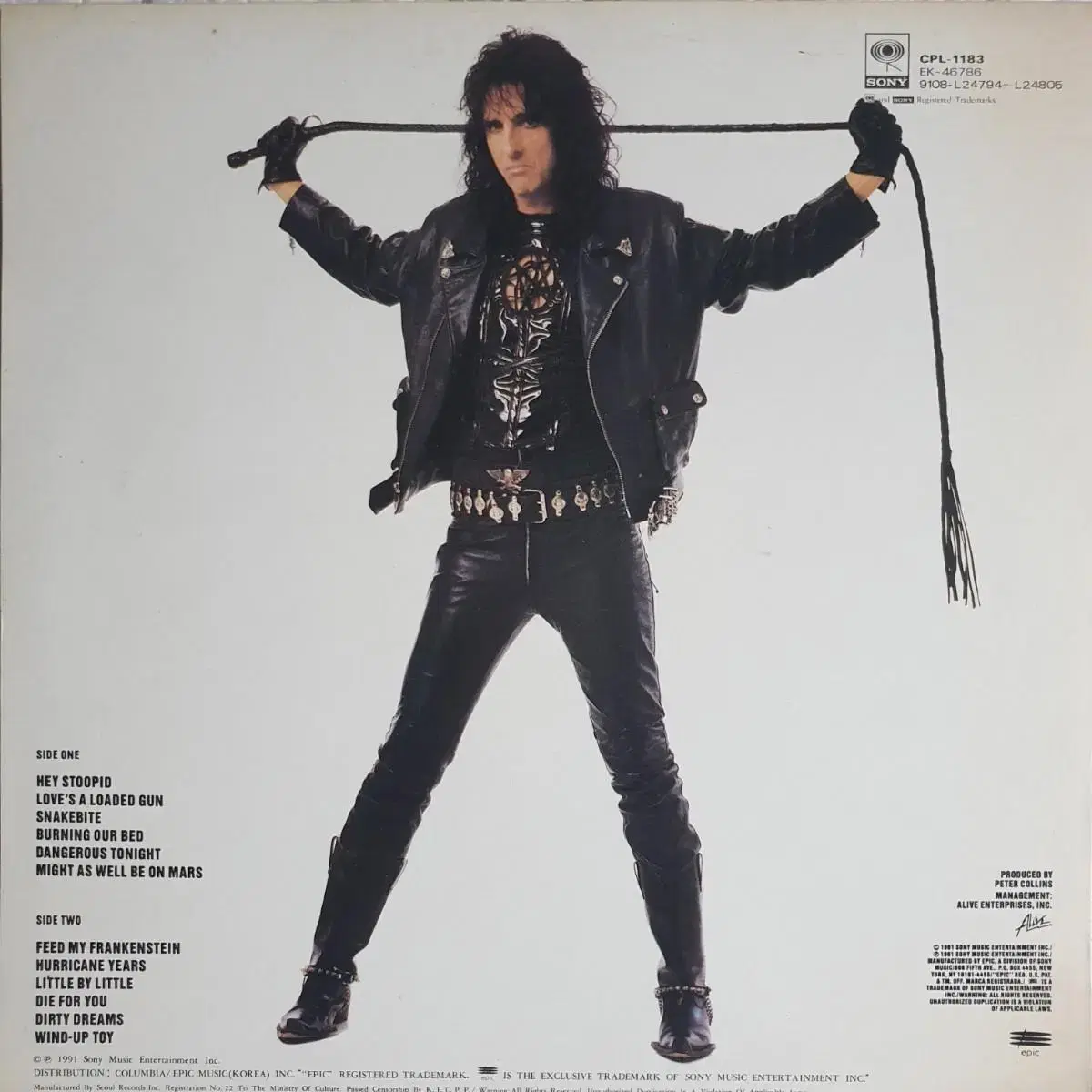 ALICE COOPER-HEY STOOPID LP