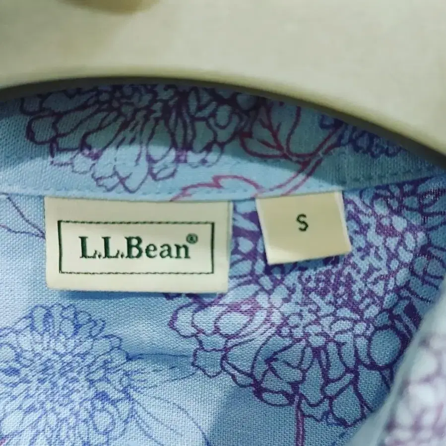 L.L.Bean 엘엘빈 여성 꽃무늬 반팔셔츠