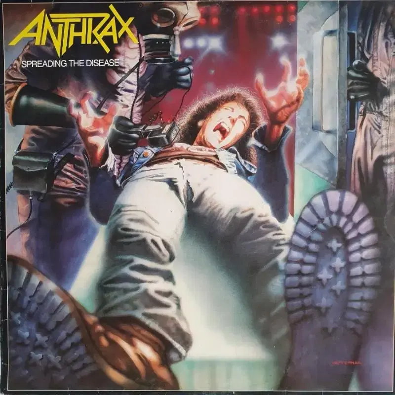 ANTHRAX - SPREADING THE DISEASE LP(유럽초반)