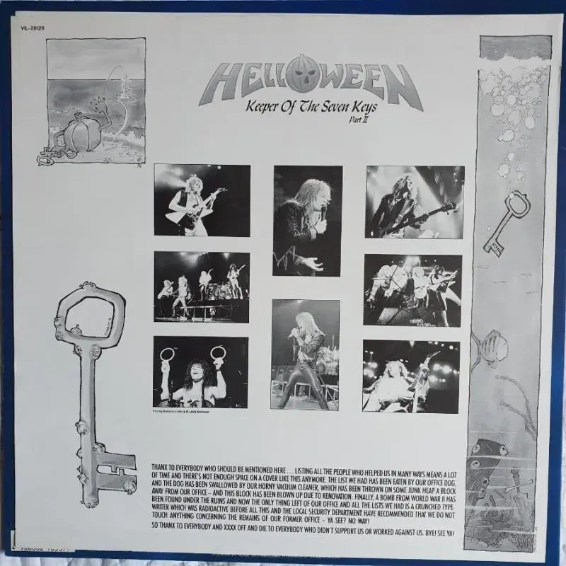 HELLOWEEN - KEEPER OF THE SEVEN(일본초반)