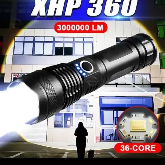 3000000LM 4core XHP슈퍼 XHP360 LED 강력한 손전등