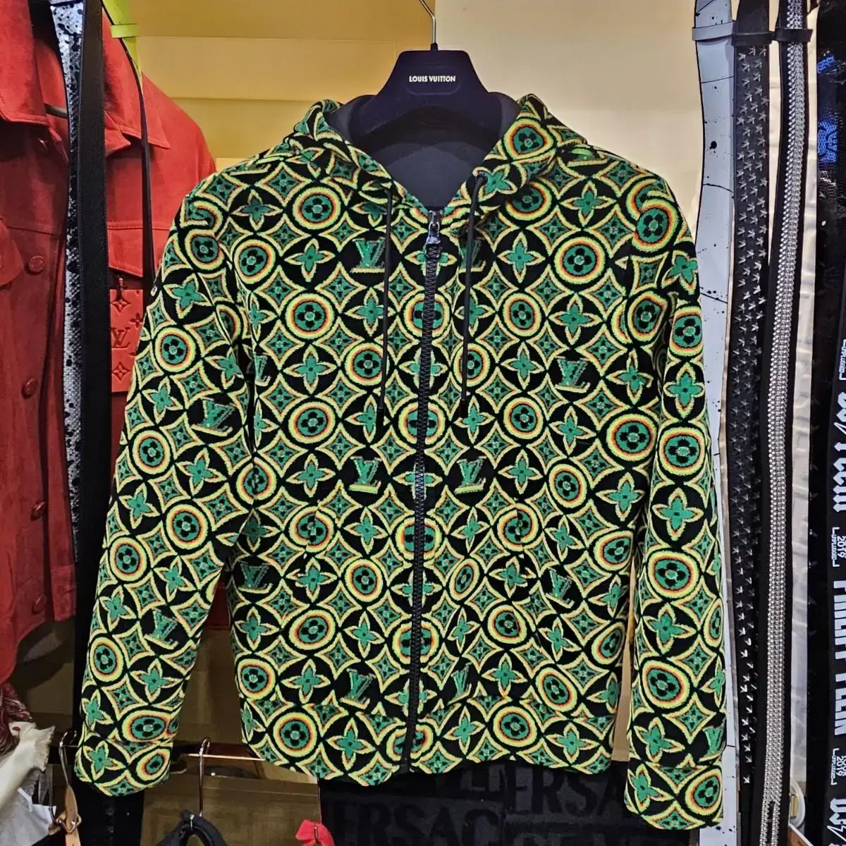 Louis Vuitton Jamaican Flower Hoodie Zip-up (M)