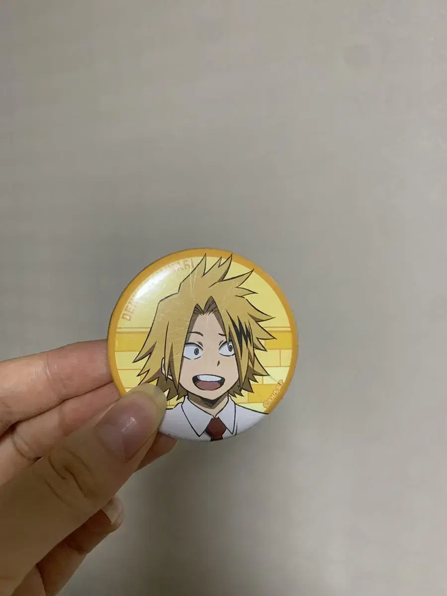 My Hero Academia Kaminari Denki King Can Badge