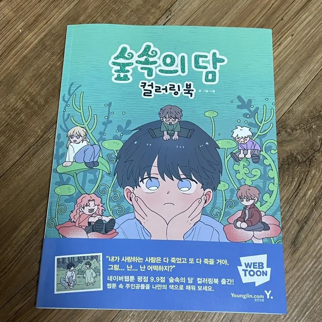 숲속의 담 단행본 엽서 컬러링북 메탈액자 판매