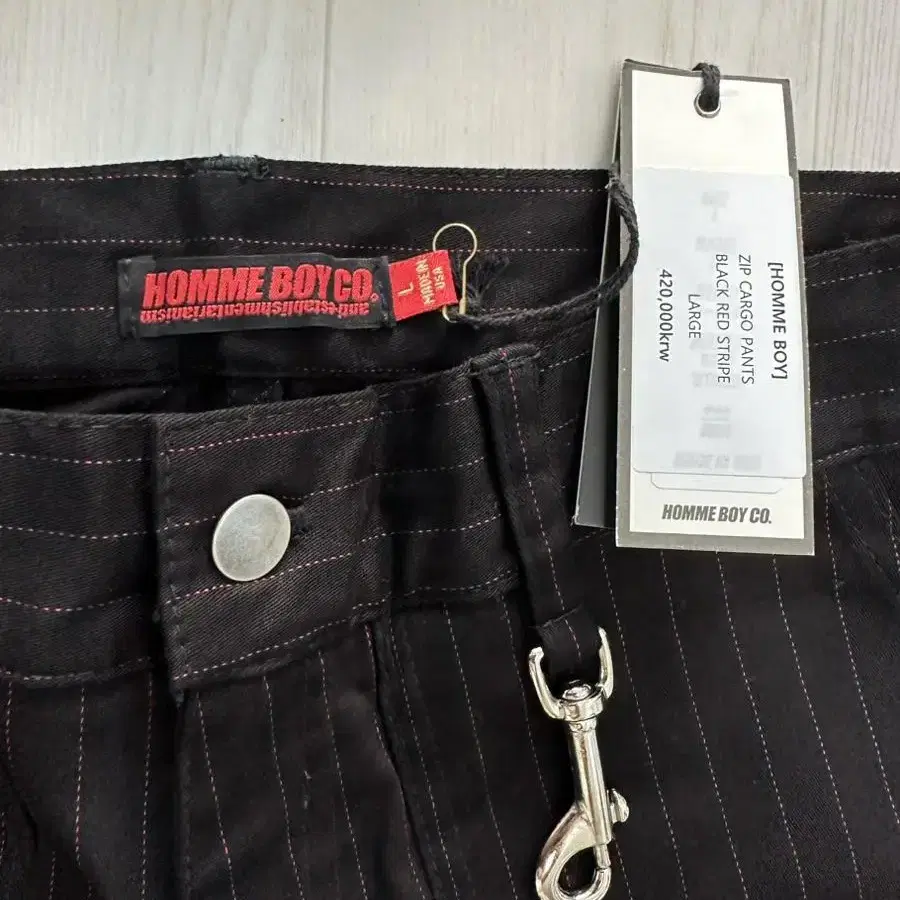 옴므보이 HOMME BOY ZIP CARGO PANTS Xl