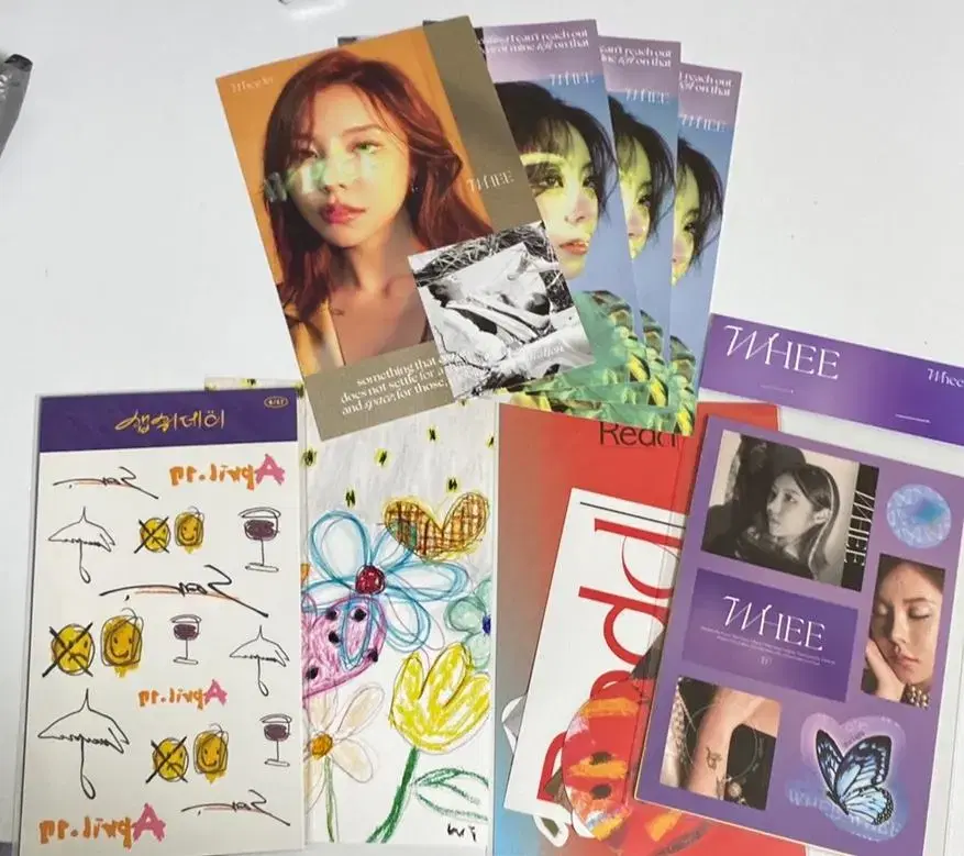 [bulk] mamamoo wheein albums postcards stickers