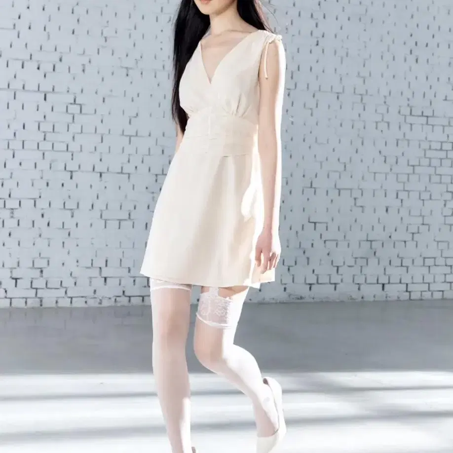 글로니 원피스 lina shirring dress