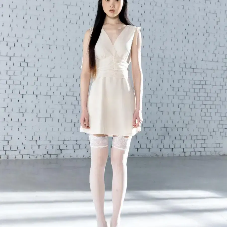 글로니 원피스 lina shirring dress