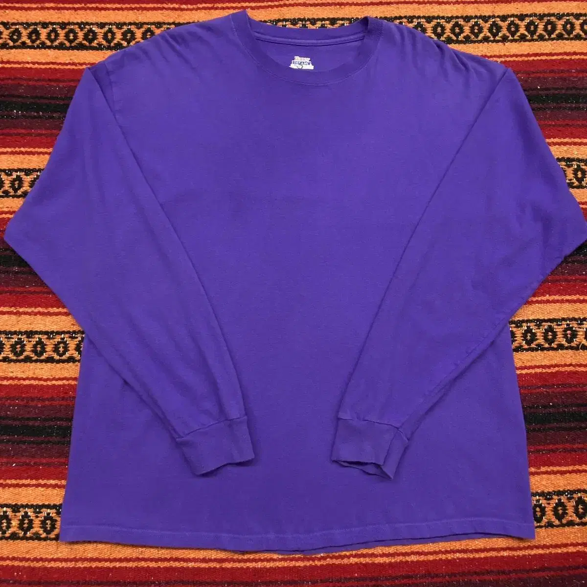 USAVintage Haynes Purple Long Sleeve Tee