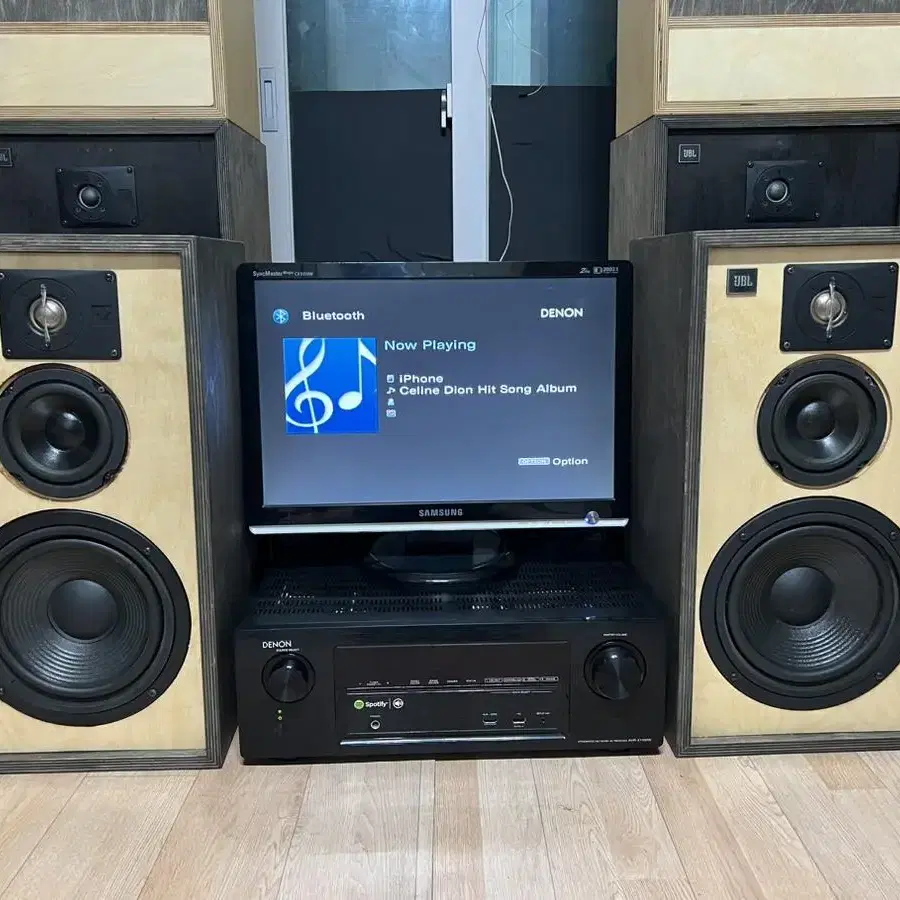 JBL 8인치 3way 자작나무통 시네마 스피커