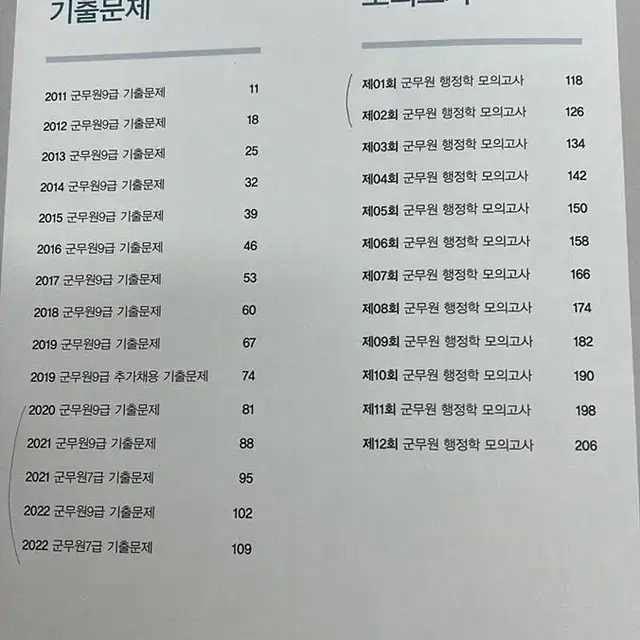 김중규 행정학 2023 올패스 군무원 모의고사