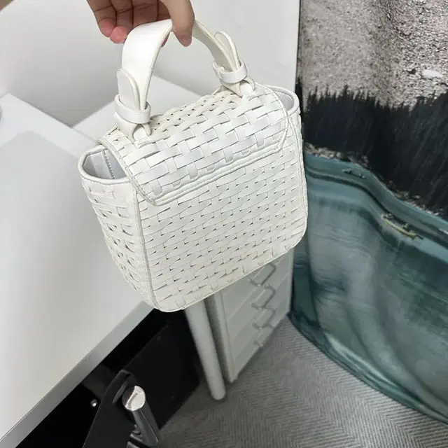 ZARA 자라 라탄백 미니백 토트백