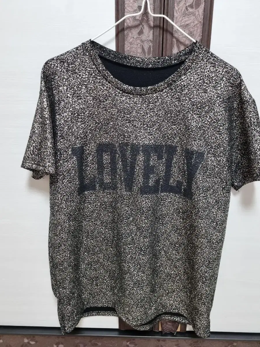 (Short Sleeve T-Shirt)Bling Bling Lovely Short Sleeve T-Shirt Size 55