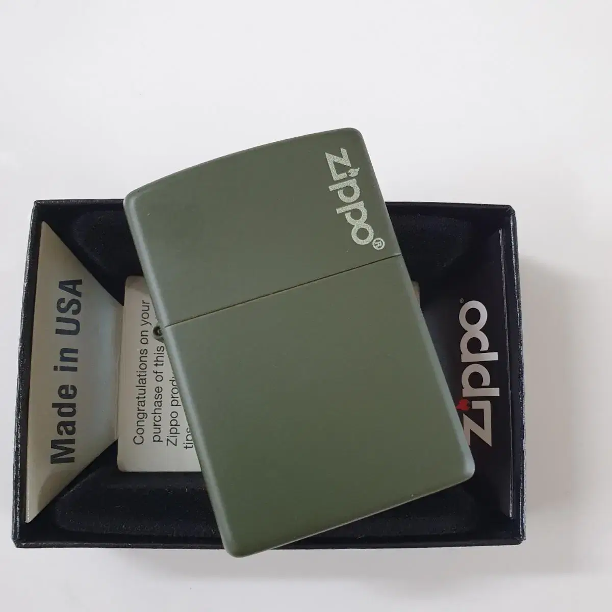 221ZL ZIPPO LOGO 정품 미개봉 새 지포라이터