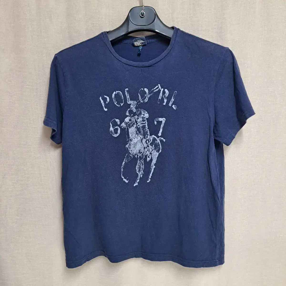 Polo Pony Paintprinted Short Sleeve Custom Fit L