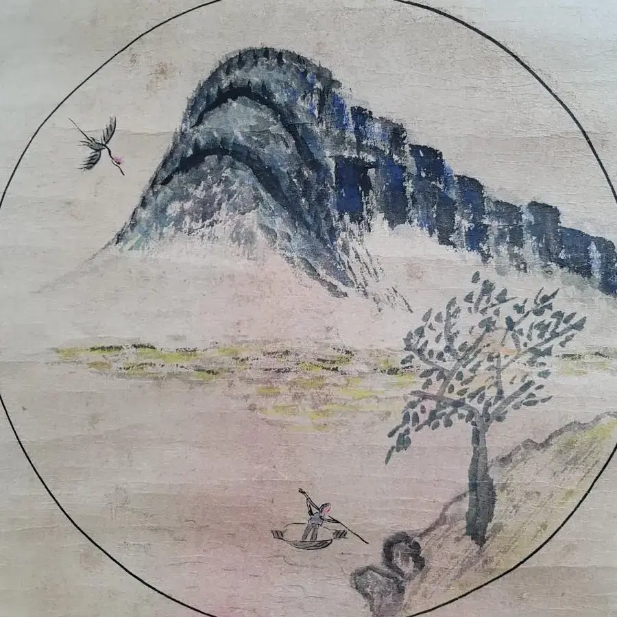 고화 그림 산수 석화 화조도