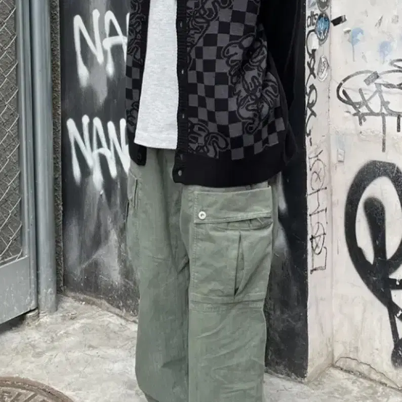 예스아이씨 HBT Dyed Field Pants Olive